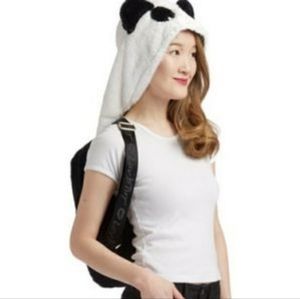 Betsey JOHNSON NWOT Panda Hoodie Backpack